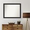 Corvino Black Non-Beveled Custom Framed Bathroom Vanity Wall Mirror